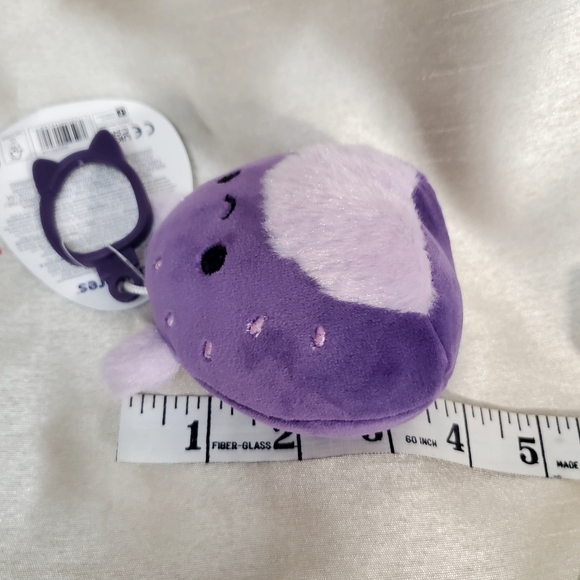 🥰NWT🥰 Squishmallows Bundle Plush Pouch with Squishmallows Bag Clip "Oha" - Picture 10 of 12